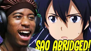 HE DID IT!! | SAO Abridged Parody: Episode 11 | REACTION