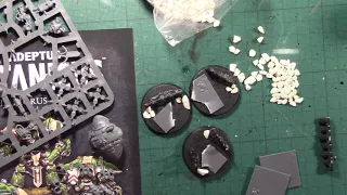 Adeptus Titanicus Making Knight Bases