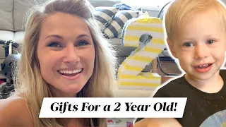 TODDLER GIFT IDEAS | WHAT MY 2 YEAR OLD GOT FOR HIS BIRTHDAY / BUYING HAUL