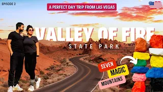 Ultimate Travel Guide to the Valley Of Fire State Park | Seven Magic Mountains | Las Vegas Road Trip