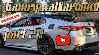 Toyota Camry Walkaround Part 2 !! review 3 month update MTXSE26 2019 modded windchill pearl two tone