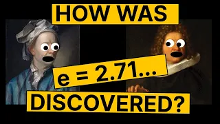 The history of Euler's number e in 3 minutes! #mathfacts