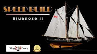 🇨🇦 How I made model of the MOST Famous Canadian Sailing Vessel, Billing Boats Bluenose II 1:100