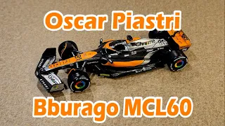 2023 Oscar Piastri Bburago McLaren MCL60 - F1 Diecast Review