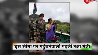 Deshhit: Sitharaman becomes first defence minister to visit forward posts along India-Myanmar border