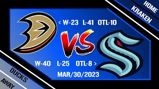 NHL Live Seattle Kraken Fan Reactions Game 74 Anaheim Ducks @ Seattle Kraken March 30th 2023