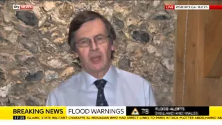 ICE flood expert Professor David Balmforth on Sky News