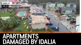 Apartments damaged by Hurricane Idalia | AccuWeather