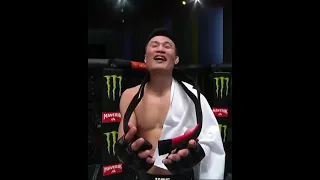 The Korean Zombie receives his BJJ Black Belt after win at UFC Vegas 29 #koreanzombie #ufcvegas29