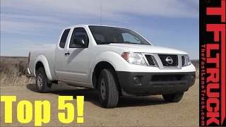 Final Frontier #5 2017 Nissan Frontier King Cab S: Top 5 Things We Like