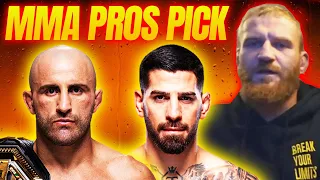 MMA Pros Pick ✅ Alexander Volkanovski vs. Ilia Topuria - Part 1 👊 UFC 298