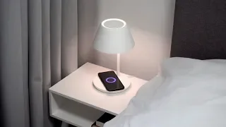 This Xiaomi backed SMART Desk/Nightstand Lamp has wireless charging 🔥