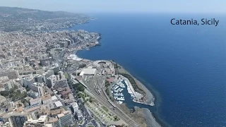 Drone 150 meters over Catania