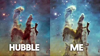 Hubble vs. Amateur Astrophotographer