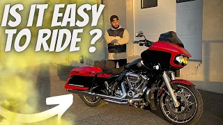 Is it easy to ride a Harley Davidson Road glide ?