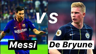 Messi vs De Bruyne. Who assists better