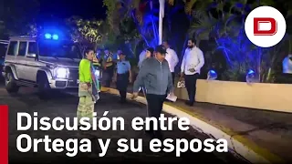 La discusión entre Daniel Ortega y su esposa, la vicepresidenta de Nicaragua