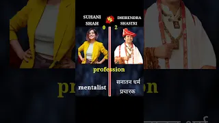 Suhani Shah VS Dhirendra Shastri / बागेश्वर धाम वाले बाबा ❓#shorts