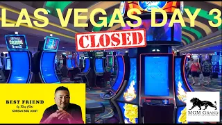 Las Vegas Vlog Day 3 | Hack Shuts Down MGM | Primrose | Cosmo | Bellagio | Best Friend | Park MGM |