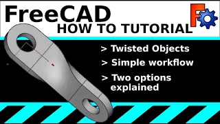 FreeCAD: How to Model a Twisted Part