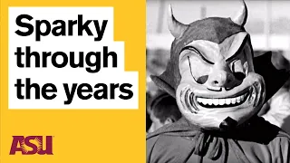 Evolution of Sparky the mascot: Arizona State University (ASU)