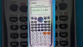 Casio Calculator for the Binomial Distribution Formula