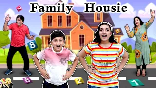 FAMILY HOUSIE | Family Comedy Challenge | Giant Tambola | Aayu and Pihu Show