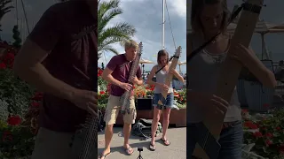 “Voodoo Charm” by Cascade busking in Germany with two Chapman Sticks