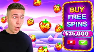 $25,000 FRUIT PARTY BONUS BUY 🍓 HIGH ROLL SPINS