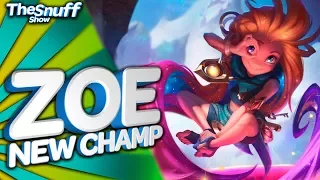 ЗОИ Обзор нового чемпиона | ZOE New champion Review | League of legends