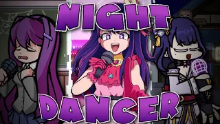 NIGHT DANCER But AI HOSHINO, YURI And RAIDEN SHOGUN Sing It | FNF COVER