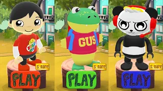 Tag with Gus the Gummy Gator vs Red T-Shirt Ryan vs Combo Panda - Run Gameplay