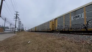 Csx/Plymouth Mi. CSX train 50 lead and 4530 rear