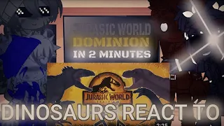 Dinosaurs React To Jurassic World Dominion... But In 2 Minutes by @slick4785