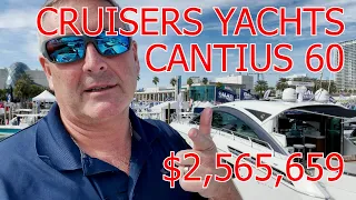 60 Cantius from Cruisers Yachts