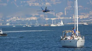 San Francisco Fleet Week Air Show 2023 Blue Angels #5 Sneak Pass!
