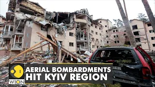 Aerial bombardments hit the Kyiv region as Russia intensifies attacks amid invasion of Ukraine