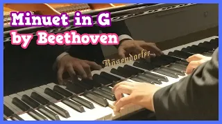 L. v. Beethoven, Minuet in G major ( Menuett G-Dur ) on a Bösendorfer piano