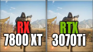 RX 7800 XT vs RTX 3070 Ti Benchmarks - Tested in 20 Games