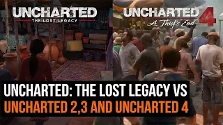 Uncharted: Lost Legacy VS Uncharted 2,3 and Uncharted 4