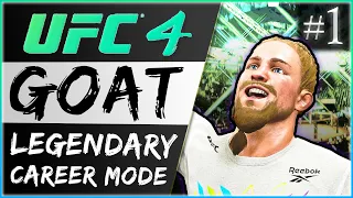 #1 - Hunter's Journey Begins | UFC 4 Legendary Career Mode G.O.A.T