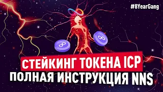 Стейкинг ICP самая подробная инструкция. Стейкинг ICP через интерфейс приложения NNS