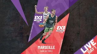 RE-LIVE | FIBA 3x3 World Tour Marseille 2024 | Day 1