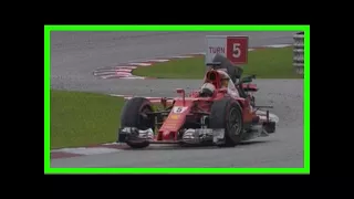 Breaking News | Watch - sebastian vettel involved in bizarre crash after malaysian grand prix