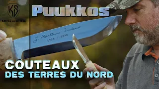 Couteaux Puukkos : Marttiini Naava et Carbon Lapp Knife