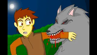 HOMBRE LOBO [ANIMACIÓN] mordida de lobo