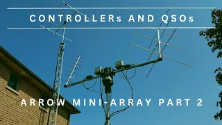 Ham Radio Satellite Contacts on my Mini Antenna Array