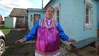 Village Babushka Dances For Englishman In Russia