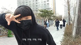 Bushman Prank in south Korea(버스정류장)part2