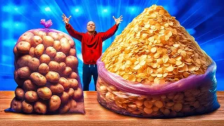 How many chips will you get from 1 sack of potatoes?